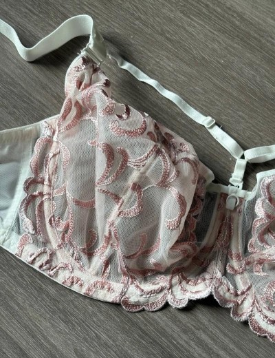 Мягкий бюстгальтер на большую грудь Subtille MILA POWDER soft, Цвет: пудровый, Размеры: 65K, изображение 4