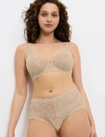 Бюстгальтер кружевной Triumph AMOURETTE W телесный, Цвет: телесный, Размеры: 75B, изображение 4