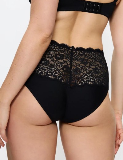 Кружевные трусы-макси Triumph AMOURETTE maxi чёрный, Цвет: чёрный, Размеры: XS, изображение 2