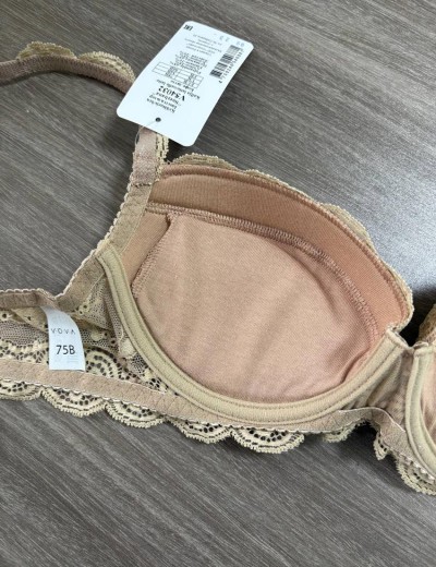 Бюстгальтер балконет пуш-ап VOVA SNEJANNA V54032 кофе латте, Цвет: кофе латте, Размеры: 75A, изображение 5