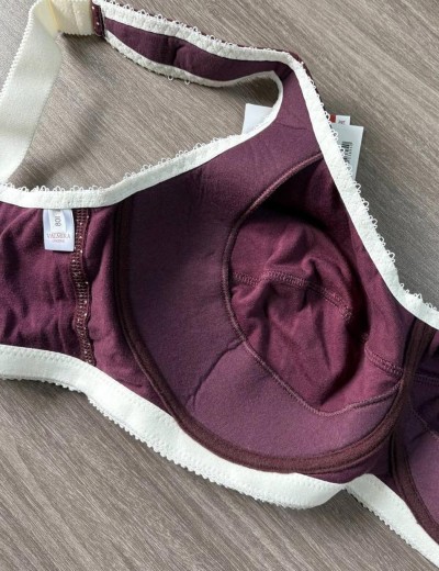 Бюстгальтер на широких лямках Valmira 1121/C вино в крапинку, Цвет: вино в крапинку, Размеры: 110I, изображение 5