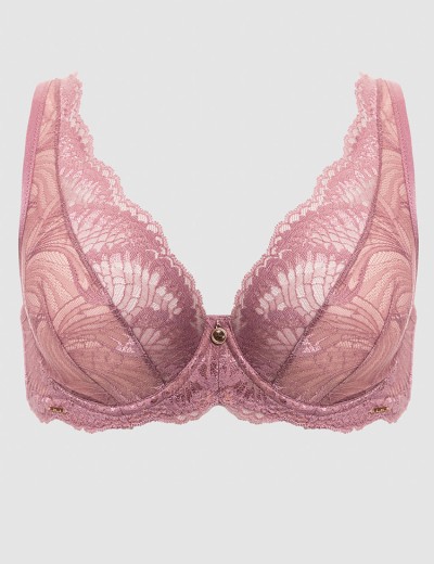 Бюстгальтер на большую грудь Alles ESSENZA ROSA M plus bralette, Цвет: розовый, Размеры: 65H, изображение 7