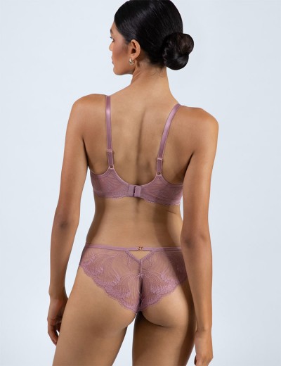 Кружевные трусики бразилиана Alles ESSENZA ROSA brazyliany, Цвет: розовый, Размеры: S, изображение 5