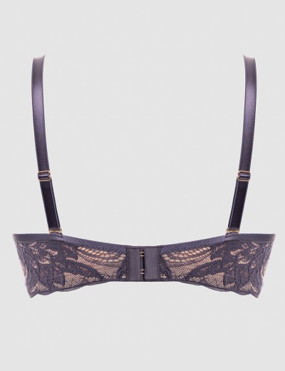 Бюстгальтер с пуш-ап вкладышами Alles LUCE VIOLA P-UP grafit, Цвет: графит, Размеры: 70B, изображение 10