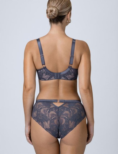 Бюстгальтер полупоролон Alles LUCE VIOLA PU grafit, Цвет: графит, Размеры: 70F, изображение 7