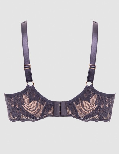 Кружевной бюстгальтер Alles LUCE VIOLA bralette grafit, Цвет: графит, Размеры: 65D, изображение 10