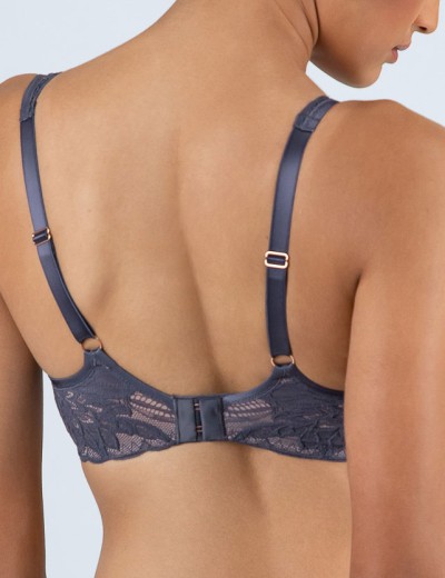 Кружевной бюстгальтер Alles LUCE VIOLA bralette grafit, Цвет: графит, Размеры: 65D, изображение 2