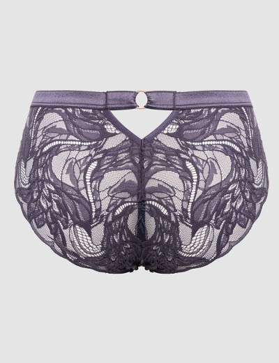 Кружевные трусики Alles LUCE VIOLA figi grafit, Цвет: графит, Размеры: S, изображение 6
