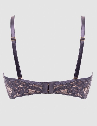 Бюстгальтер пуш-ап без косточек Alles LUCE VIOLA super P-UP grafit, Цвет: графит, Размеры: 65C, изображение 10