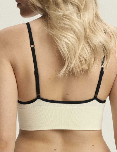 Эластичный топ с вкладышем Esotiq ARLAN 43824 шампань, Цвет: шампань, Размеры: S, изображение 4