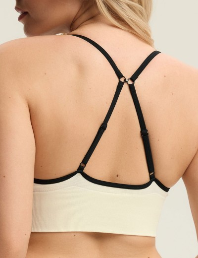 Эластичный топ с вкладышем Esotiq ARLAN 43824 шампань, Цвет: шампань, Размеры: S, изображение 3