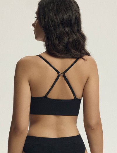 Эластичный топ с вкладышем Esotiq ARLAN 43824 черный, Цвет: черный, Размеры: S, изображение 2