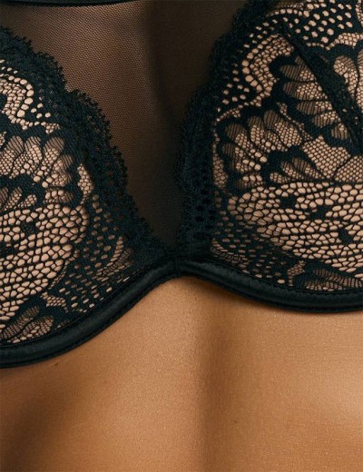 Бюстгальтер с пуш-ап вкладышами Esotiq CROWN 43746 черный, Цвет: черный, Размеры: 70B, изображение 3