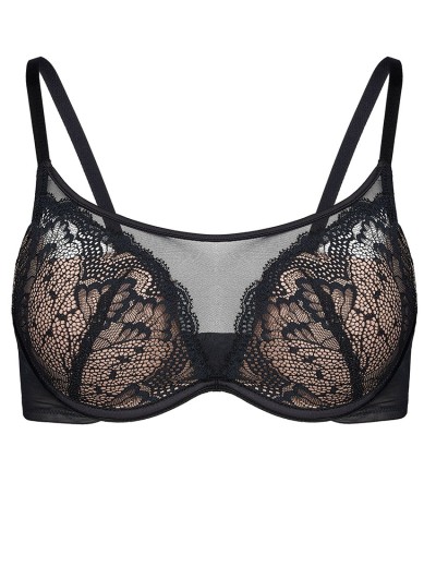 Бюстгальтер с пуш-ап вкладышами Esotiq CROWN 43746 черный, Цвет: черный, Размеры: 70B, изображение 10