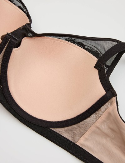 Бюстгальтер-топ с поролоновыми чашками Esotiq CROWN 43747 черный, Цвет: черный, Размеры: 65F, изображение 8