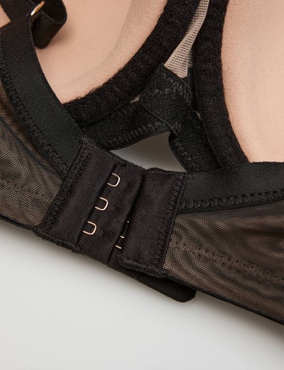 Бюстгальтер-топ с поролоновыми чашками Esotiq CROWN 43747 черный, Цвет: черный, Размеры: 65F, изображение 9