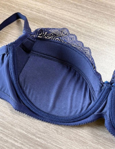 Бюстгальтер пуш-ап Fluide SHINE 5085 темно-синий, Цвет: темно-синий, Размеры: 90B, изображение 5