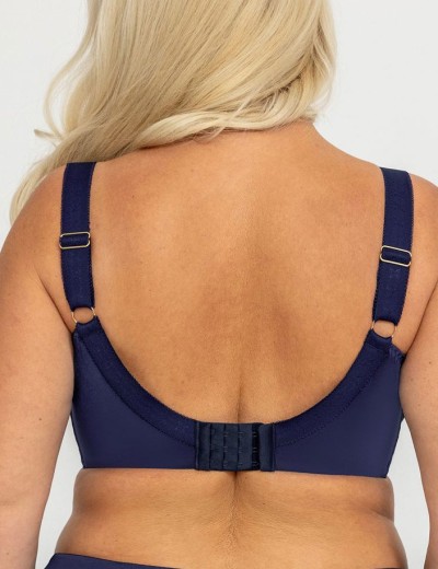 Мягкий бюстгальтер балконет Kris Line MOONLIGHT halfcupsoft, Цвет: темно-синий, Размеры: 60JJ, изображение 2