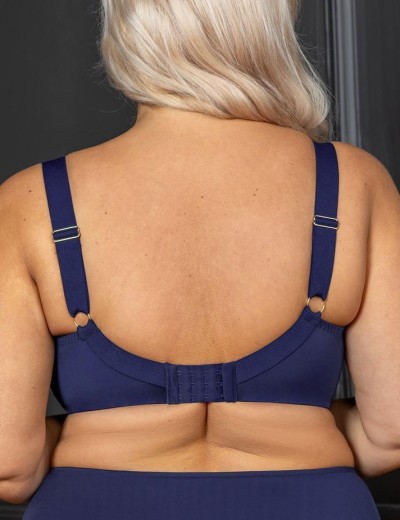 Мягкий бюстгальтер с подкроем Kris Line MOONLIGHT soft full cup, Цвет: темно-синий, Размеры: 100D, изображение 2