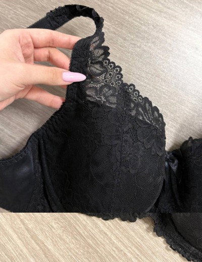 Бюстгальтер балконет тюльпан MAT CARMELA 053-22 черный, Цвет: черный, Размеры: 65B, изображение 3