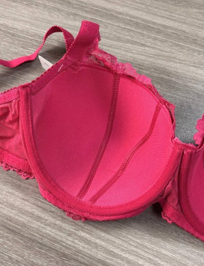 Бюстгальтер балконет тюльпан MAT CARMELA RUBINOWY M-053-22, Цвет: малиновый, Размеры: 65B, изображение 6