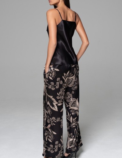 Шёлковый комплект-тройка Mia-Amore CARMINA 4847 черный, Цвет: черный, Размеры: 2XL, изображение 3