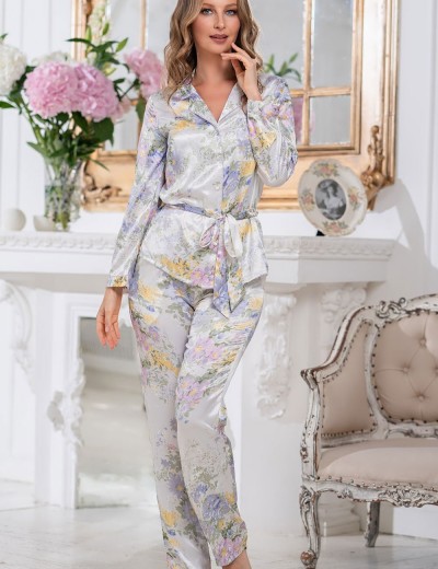 Пижама из натурального шёлка Mia-Amore LILIANNA 3258, Цвет: молочный, Размеры: 2XL, изображение 3