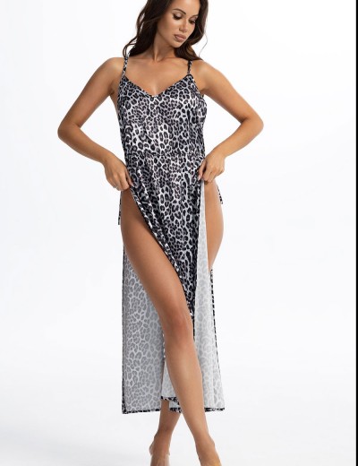 Сорочка с высокими разрезами Mia-Amore MAGGIE 4318, Цвет: мультицвет, Размеры: 2XL, изображение 4