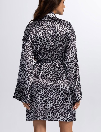 Халат с леопардовым принтом Mia-Amore MAGGIE 4793, Цвет: мультицвет, Размеры: 2XL/3XL, изображение 2