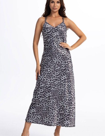 Длинная шёлковая сорочка Mia-Amore MAGGIE 4798, Цвет: мультицвет, Размеры: 2XL, изображение 4