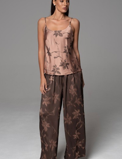 Комплект-тройка из жаккардового шёлка Mia-Amore SHEILA 4896, Цвет: кофейный, Размеры: 2XL, изображение 2