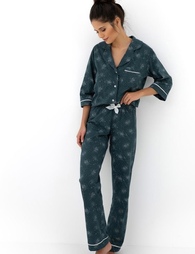 Женская пижама с брюками Sensis SYDNEY, Цвет: сине-зеленый, Размеры: L, изображение 2