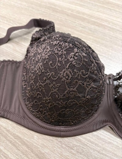 Бюстгальтер полумягкий Simona M 900 шоколад, Цвет: шоколад, Размеры: 75E, изображение 4