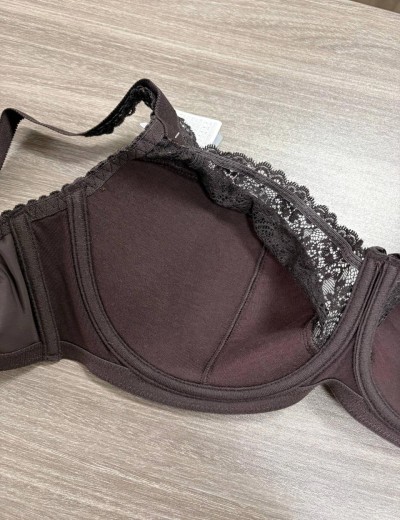 Бюстгальтер полумягкий Simona M 900 шоколад, Цвет: шоколад, Размеры: 75E, изображение 5