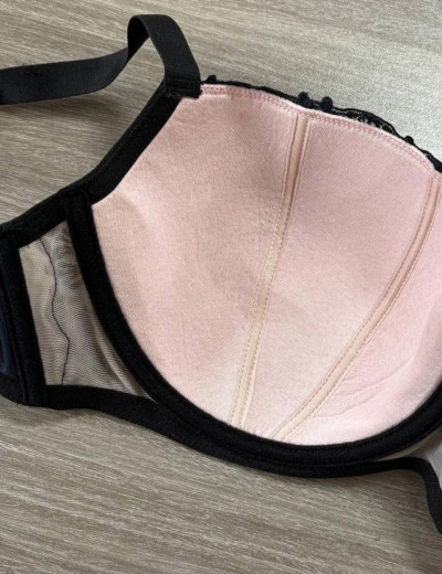 Бюстгальтер балконет тюльпан Subtille KASSIOPEA BLUE balconette, Цвет: темно-синий, Размеры: 70D, изображение 4