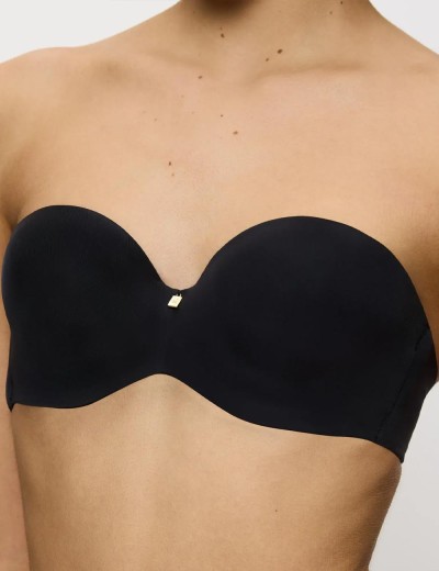 Гладкий бюстгальтер бандо Triumph BODY MAKE-UP ESSENTIALS WDP чёрный, Цвет: чёрный, Размеры: 90C, изображение 3