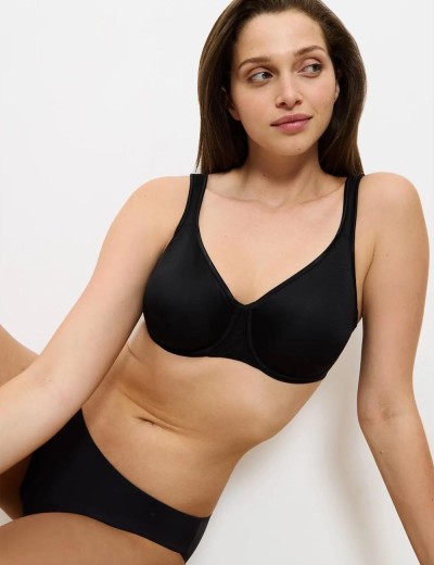 Бюстгальтер минимайзер Triumph COMFORT MINIMIZER W X чёрный, Цвет: чёрный, Размеры: 75C, изображение 4