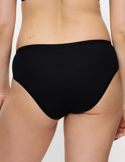 Хлопковые трусы слипы Triumph SENSE OF COTTON tai чёрный, Цвет: чёрный, Размеры: S, изображение 2