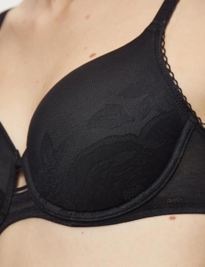 Бюстгальтер спейсер Triumph WILD ROSE SENSATION WP чёрный, Цвет: чёрный, Размеры: 70D, изображение 3