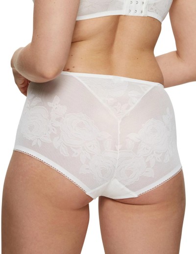 Высокие трусы Triumph WILD ROSE SENSATION maxi белый шёлк, Цвет: белый шёлк, Размеры: S, изображение 2