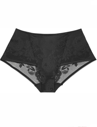 Высокие трусы Triumph WILD ROSE SENSATION maxi чёрный, Цвет: чёрный, Размеры: M, изображение 4