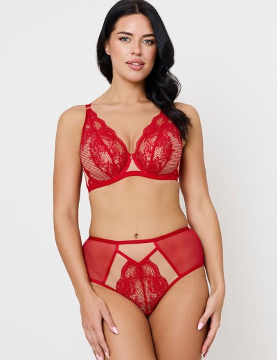 Бюстгальтер бралетт Subtille BELINDA RED bralette soft, Цвет: красный, Размеры: 65D, изображение 5
