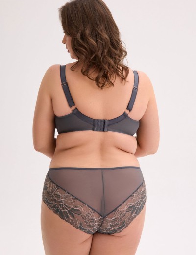 Трусы слипы Gaia 1318 PRIYA figi графит, Цвет: графит, Размеры: L, изображение 4