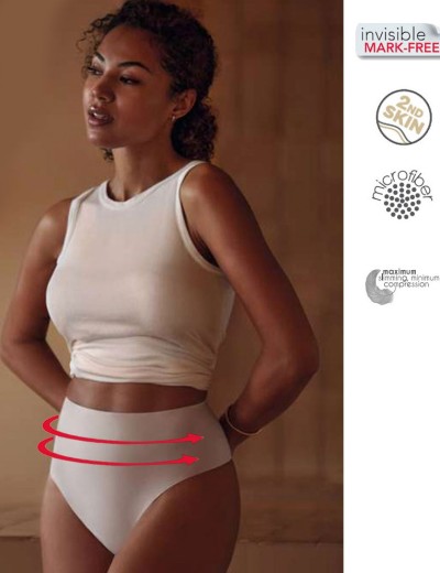 Трусы с утяжкой Janira PERFECT CURVES High Tanga Shape 1032462 dune, Цвет: dune (песочный), Размеры: S, изображение 2