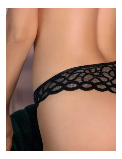 Кружевная сорочка с трусиками Leilieve ATTRACTION M8967 nero, Цвет: nero (черный), Размеры: 70B, изображение 4