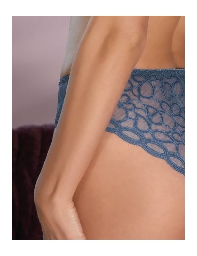 Кружевная сорочка с трусиками Leilieve ATTRACTION M8967 denim, Цвет: denim (голубой), Размеры: 70B, изображение 3