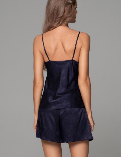Комплект из топа и шорт Mia-Amore ANORA 4802 темно-синий, Цвет: темно-синий, Размеры: 2XL, изображение 2