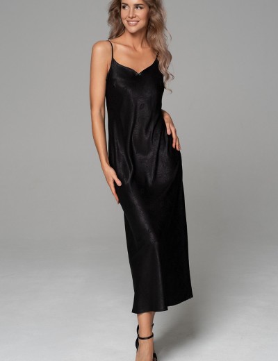 Сорочка с жаккадовым узором Mia-Amore ANORA 4804 черный, Цвет: черный, Размеры: 2XL, изображение 4