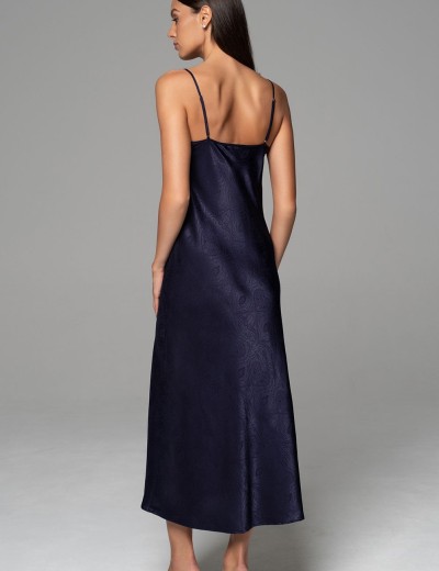 Сорочка с жаккадовым узором Mia-Amore ANORA 4804 темно-синий, Цвет: темно-синий, Размеры: 2XL, изображение 2