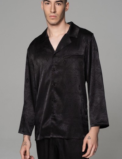 Мужская пижама Mia-Amore ANORA 4807 черный, Цвет: черный, Размеры: 2XL, изображение 2